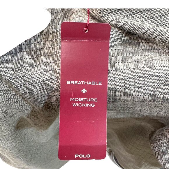 David Taylor Men’s Jacquard Polo Shirt 2XLT No Roll Colar Big & Tall 2XLT NEW - Picture 5 of 6